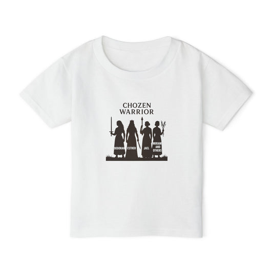 Toddler T-Shirt, Chozen Warrior Shirt, Inspirational Kids Tee, Religious Youth Apparel, Faith-Based Gift, Scripture Shirt