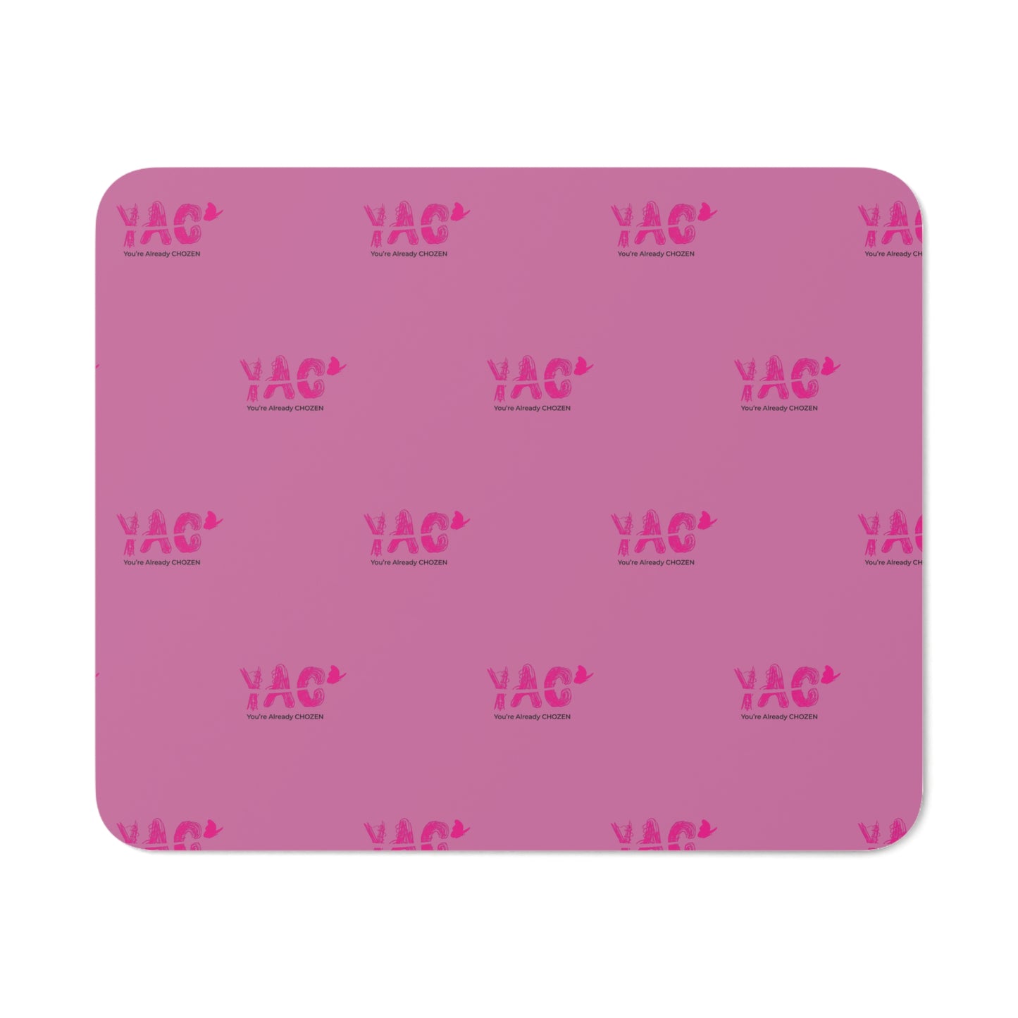 Vibrant YAC Desk Mouse Pad - Stylish Pink Gaming & Office Accessory