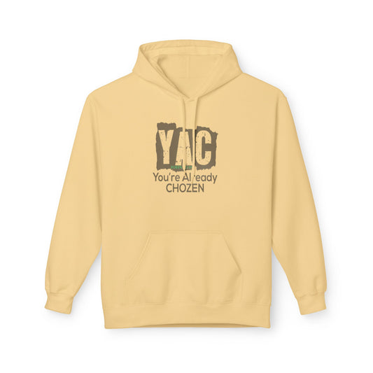 Men YAC - You're Already Chosen Fleece Hoodie - Inspirational Sweatshirt