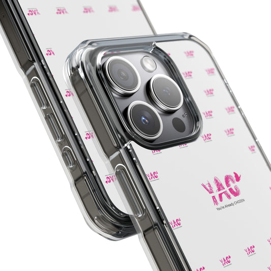 Stylish Magnetic Clear Phone Case - YAC Design
