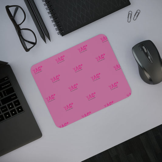 Vibrant YAC Desk Mouse Pad - Stylish Pink Gaming & Office Accessory