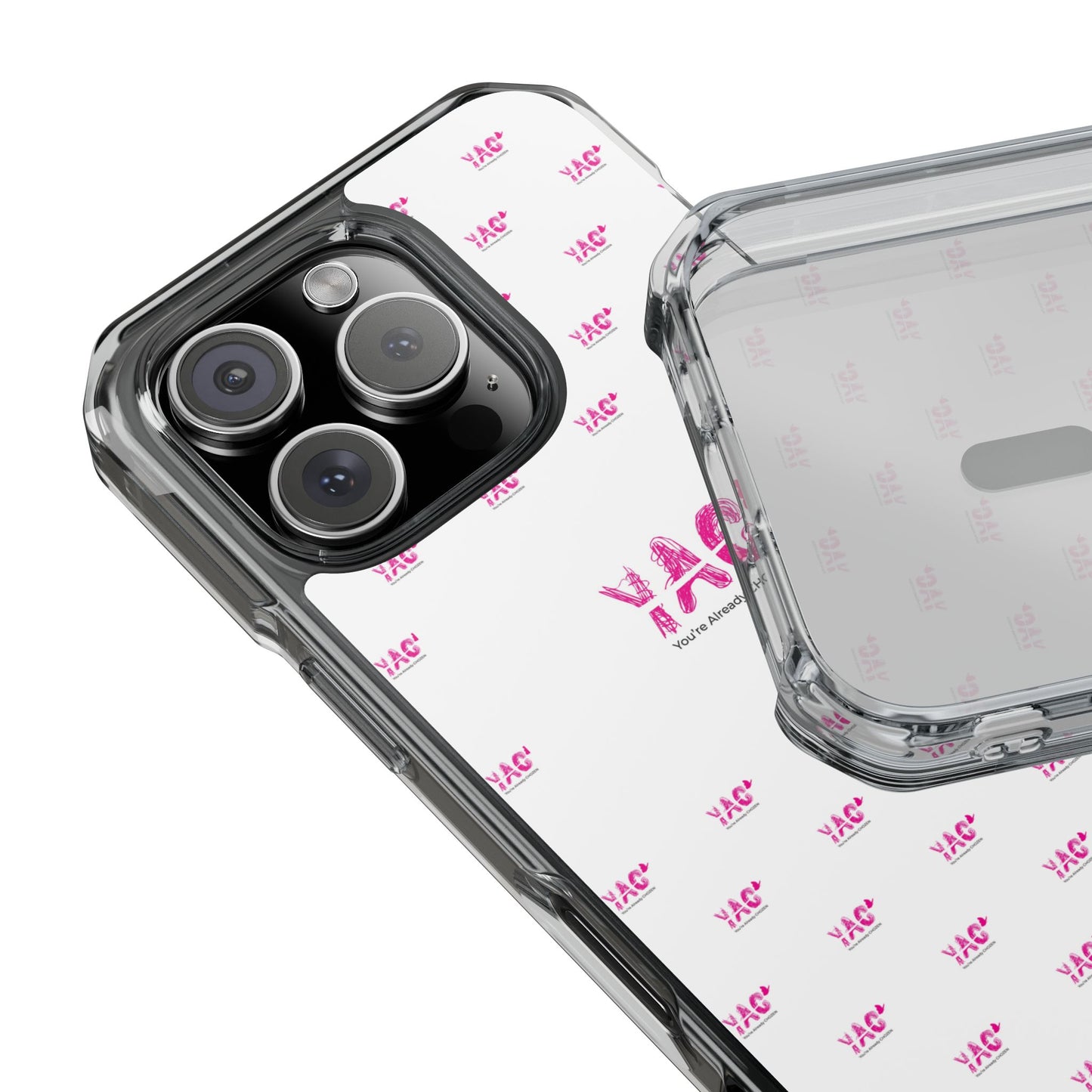 Stylish Magnetic Clear Phone Case - YAC Design