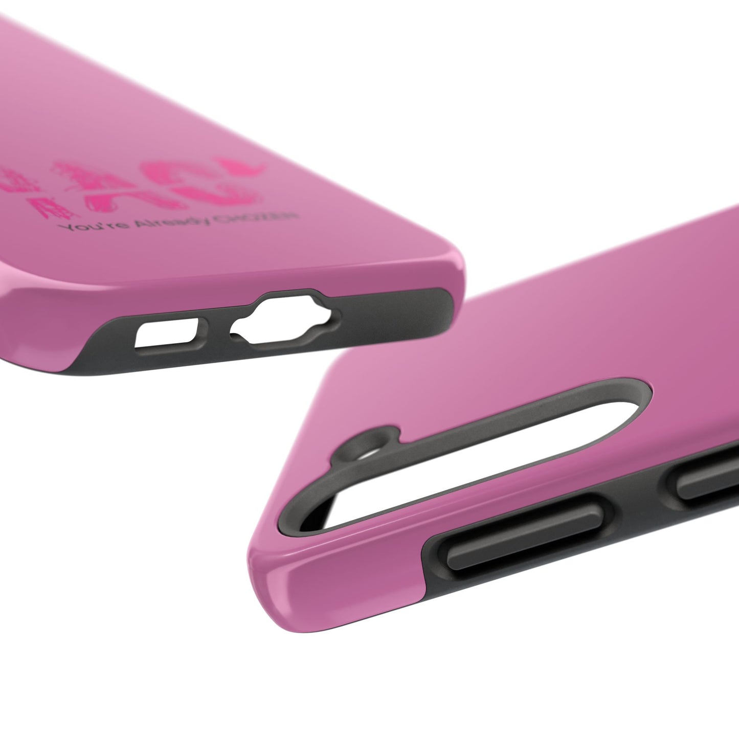 Inspirational Tough Phone Case - You're Already CHOZEN - Pink Design