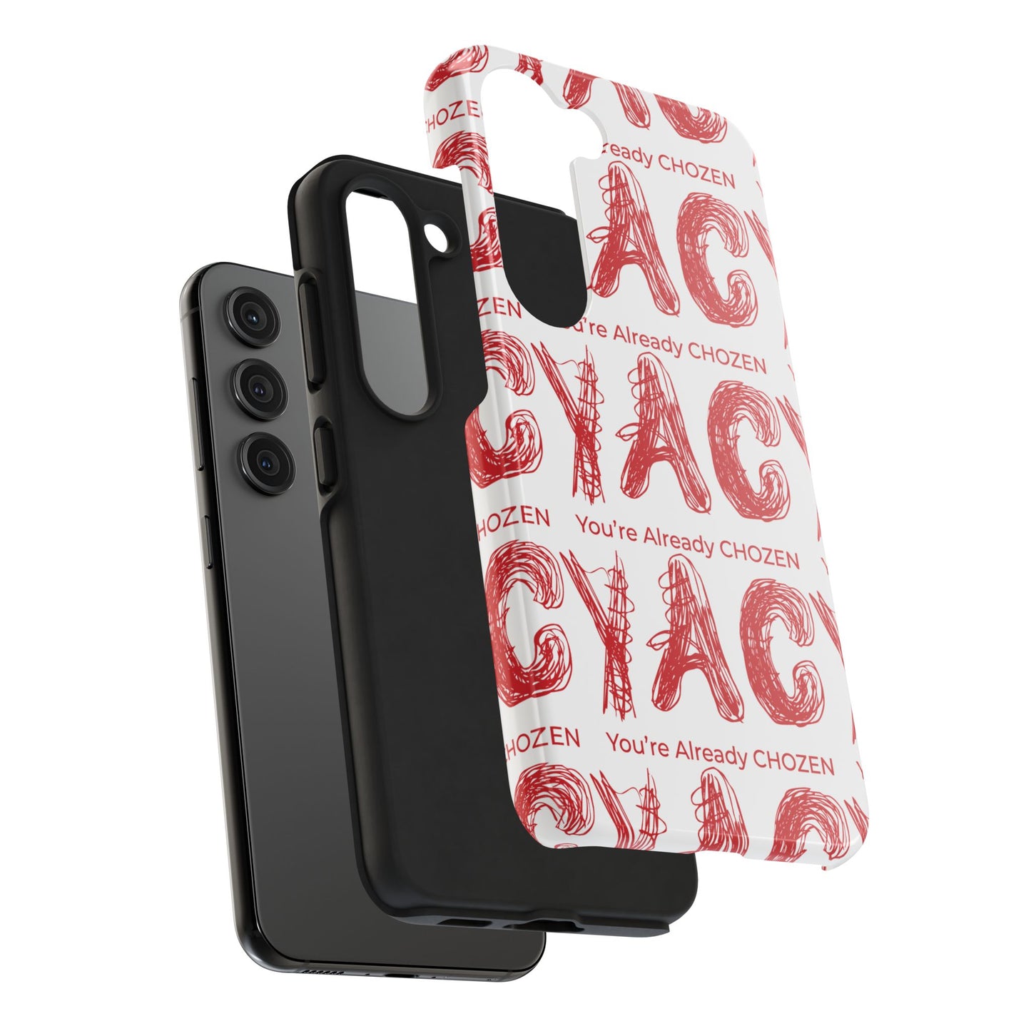 Motivational Tough Phone Case 'You're Already CHOZEN' Design