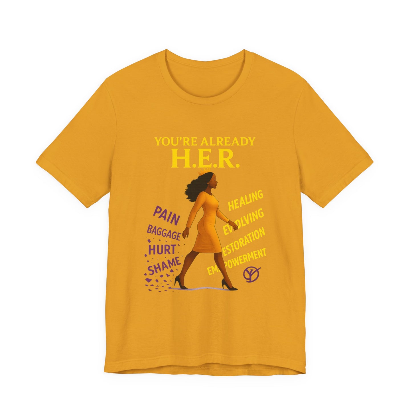 Empowering Long Sleeve Short Shirt, Healing Apparel, Affirmation Top, Motivational Gift, Self-Care Clothing