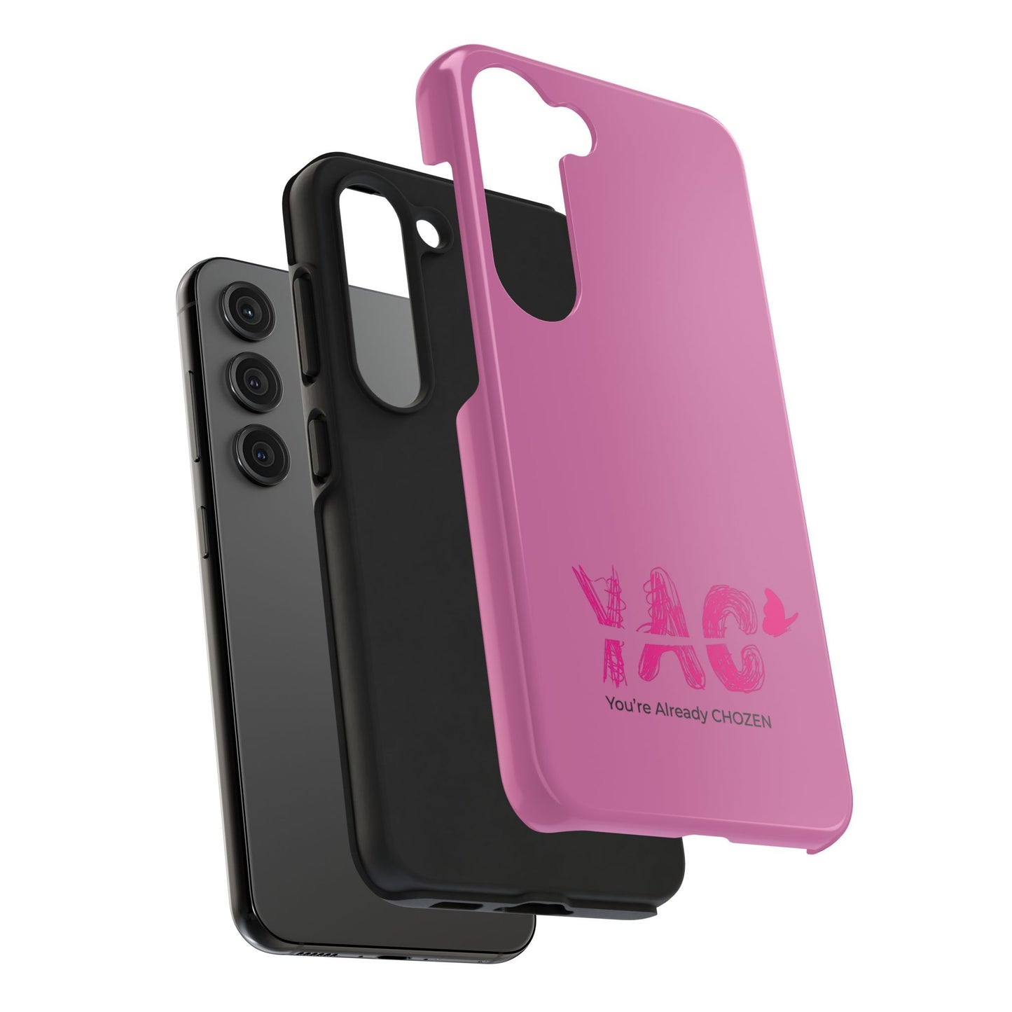 Inspirational Tough Phone Case - You're Already CHOZEN - Pink Design