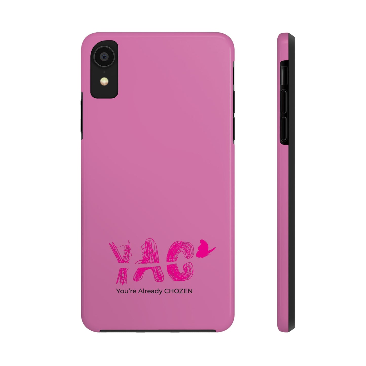 Inspirational Tough Phone Case - You're Already CHOZEN - Pink Design