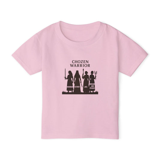 Toddler T-Shirt, Chozen Warrior Shirt, Inspirational Kids Tee, Religious Youth Apparel, Faith-Based Gift, Scripture Shirt