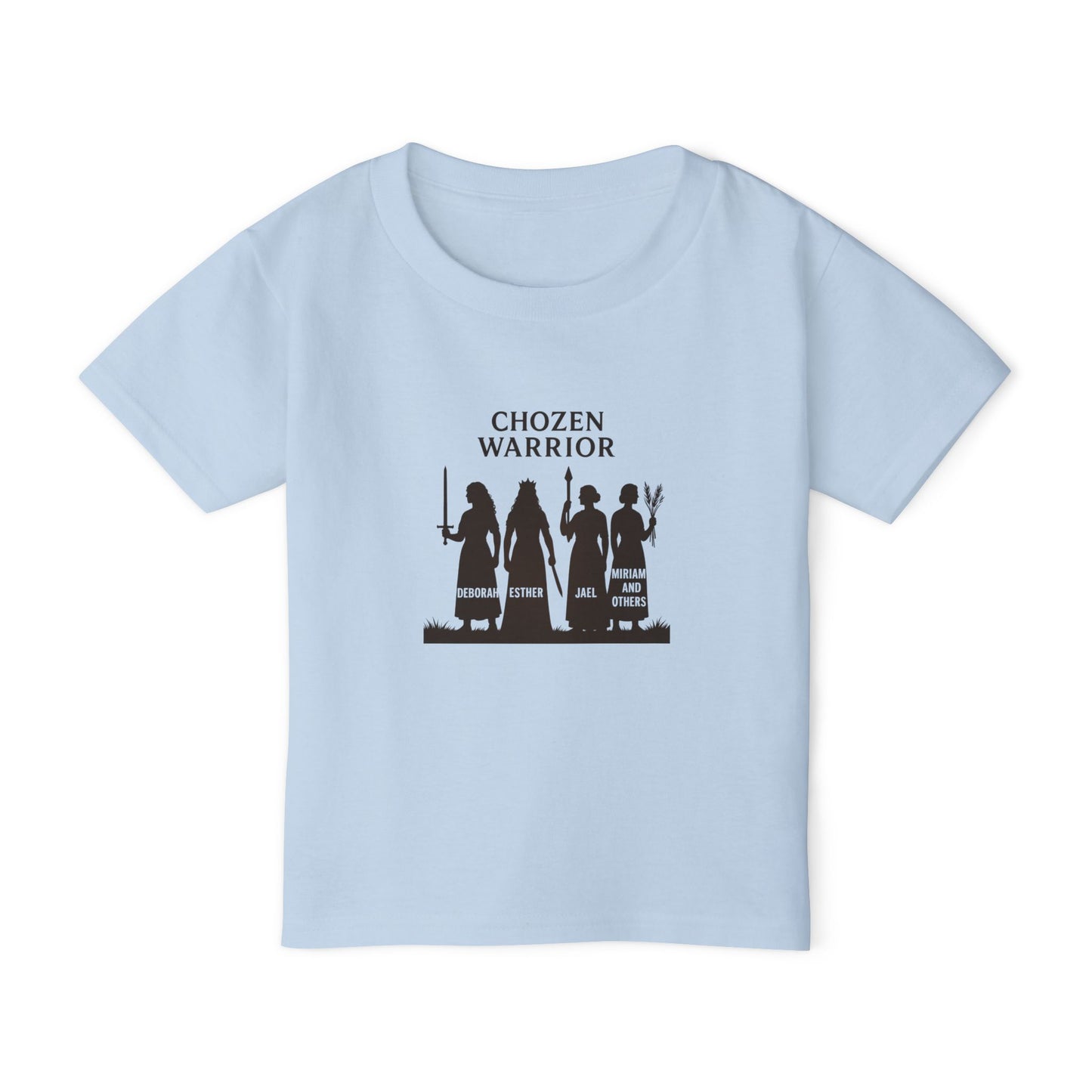 Toddler T-Shirt, Chozen Warrior Shirt, Inspirational Kids Tee, Religious Youth Apparel, Faith-Based Gift, Scripture Shirt
