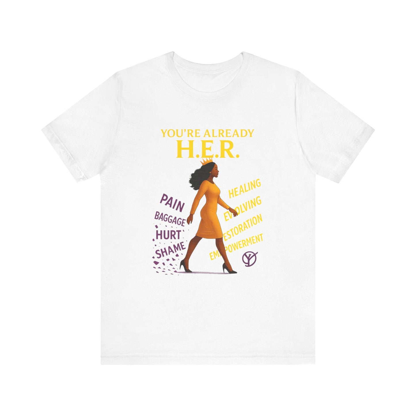 Empowering Long Sleeve Short Shirt, Healing Apparel, Affirmation Top, Motivational Gift, Self-Care Clothing