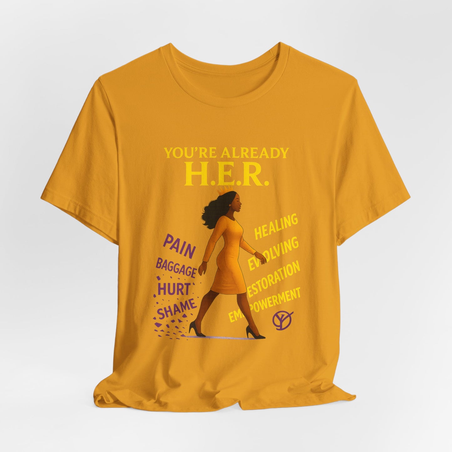 Empowering Long Sleeve Short Shirt, Healing Apparel, Affirmation Top, Motivational Gift, Self-Care Clothing