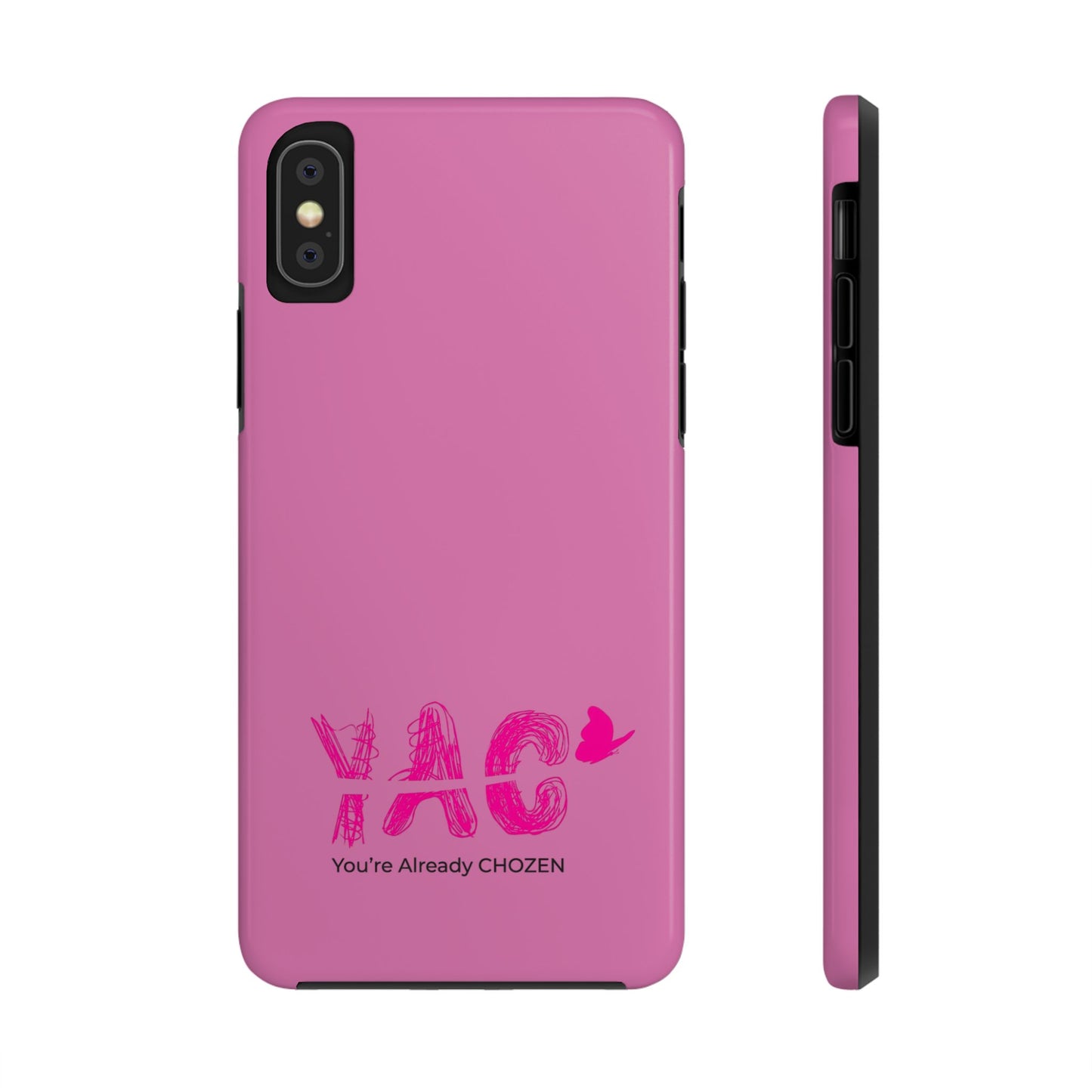 Inspirational Tough Phone Case - You're Already CHOZEN - Pink Design