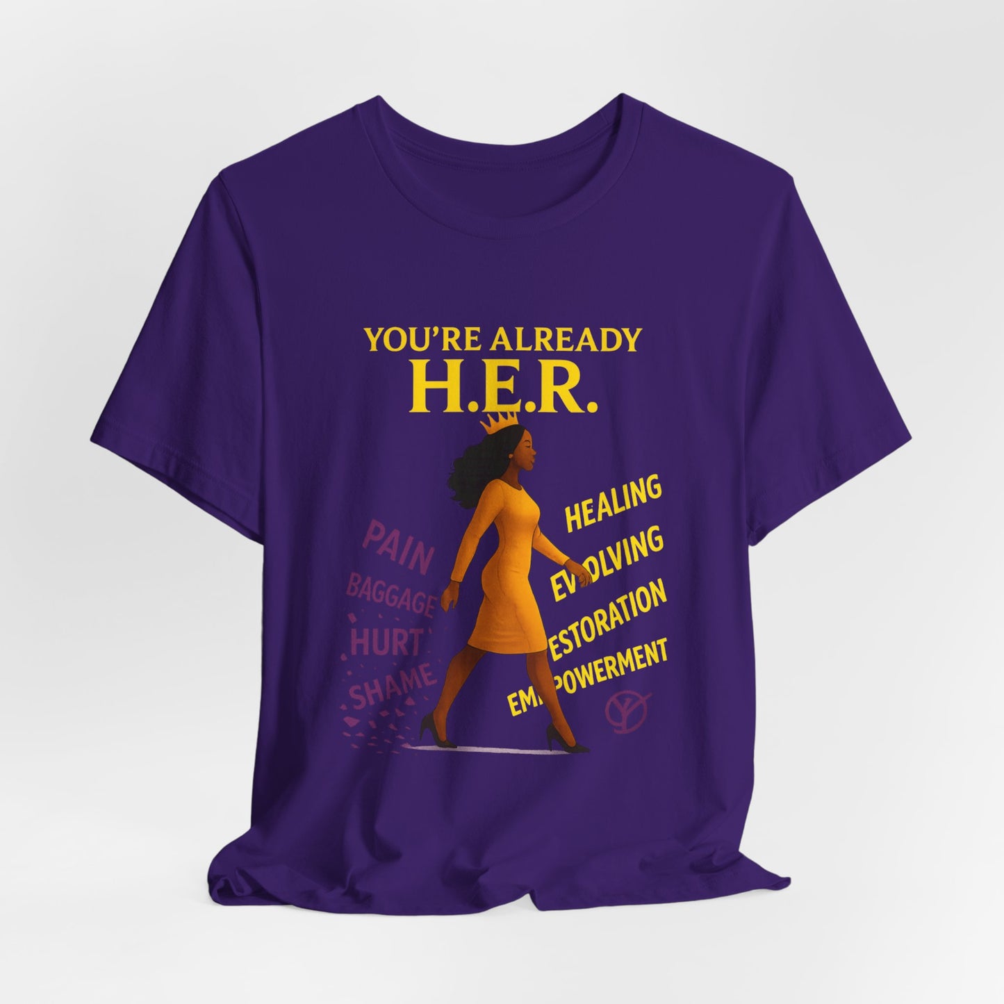 Empowering Long Sleeve Short Shirt, Healing Apparel, Affirmation Top, Motivational Gift, Self-Care Clothing