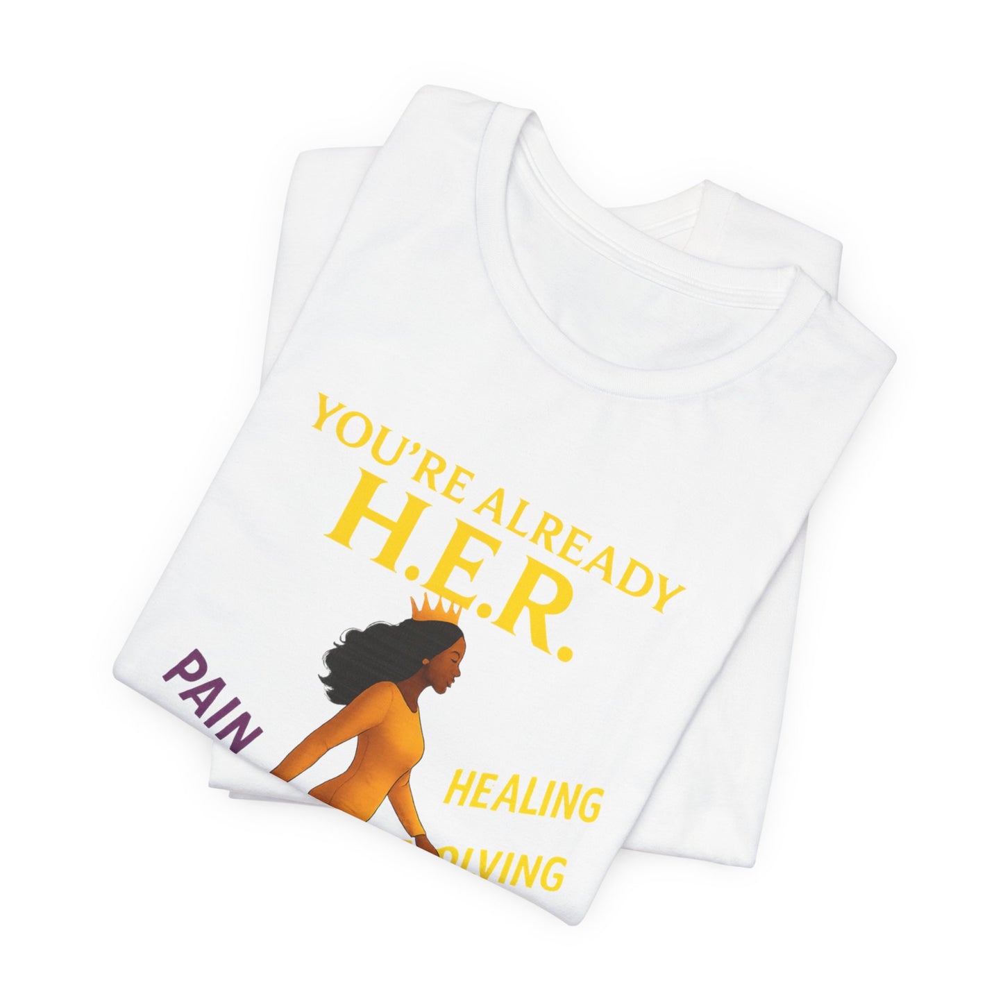 Empowering Long Sleeve Short Shirt, Healing Apparel, Affirmation Top, Motivational Gift, Self-Care Clothing