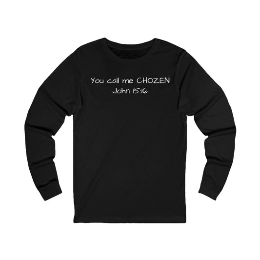 "You Call Me CHOZEN" Scripture Top, Inspirational Apparel, Faith-Based Gift, Christian T-Shirt